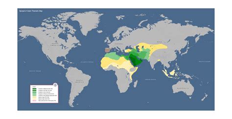 Islamic World Map 2019