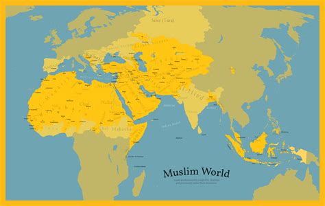 Islamic World On Map