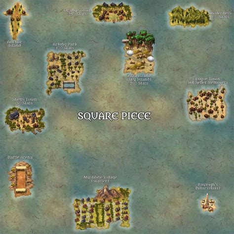 Islands | Roblox Square Piece Wiki | Fandom