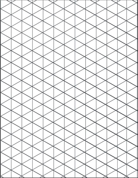 5+ Free Isometric Graph Paper Template PDF Isometric Grid Paper