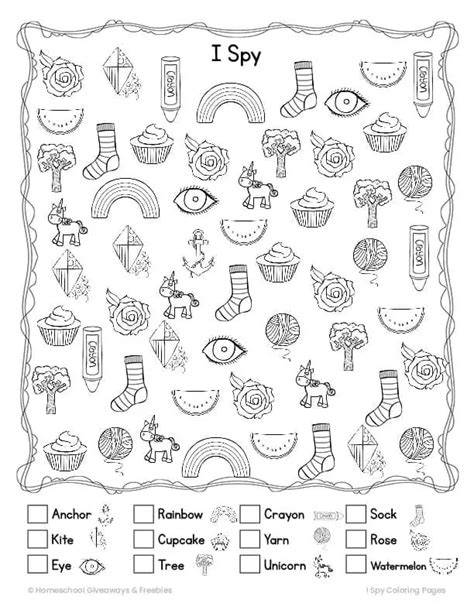 Ispy Coloring Pages