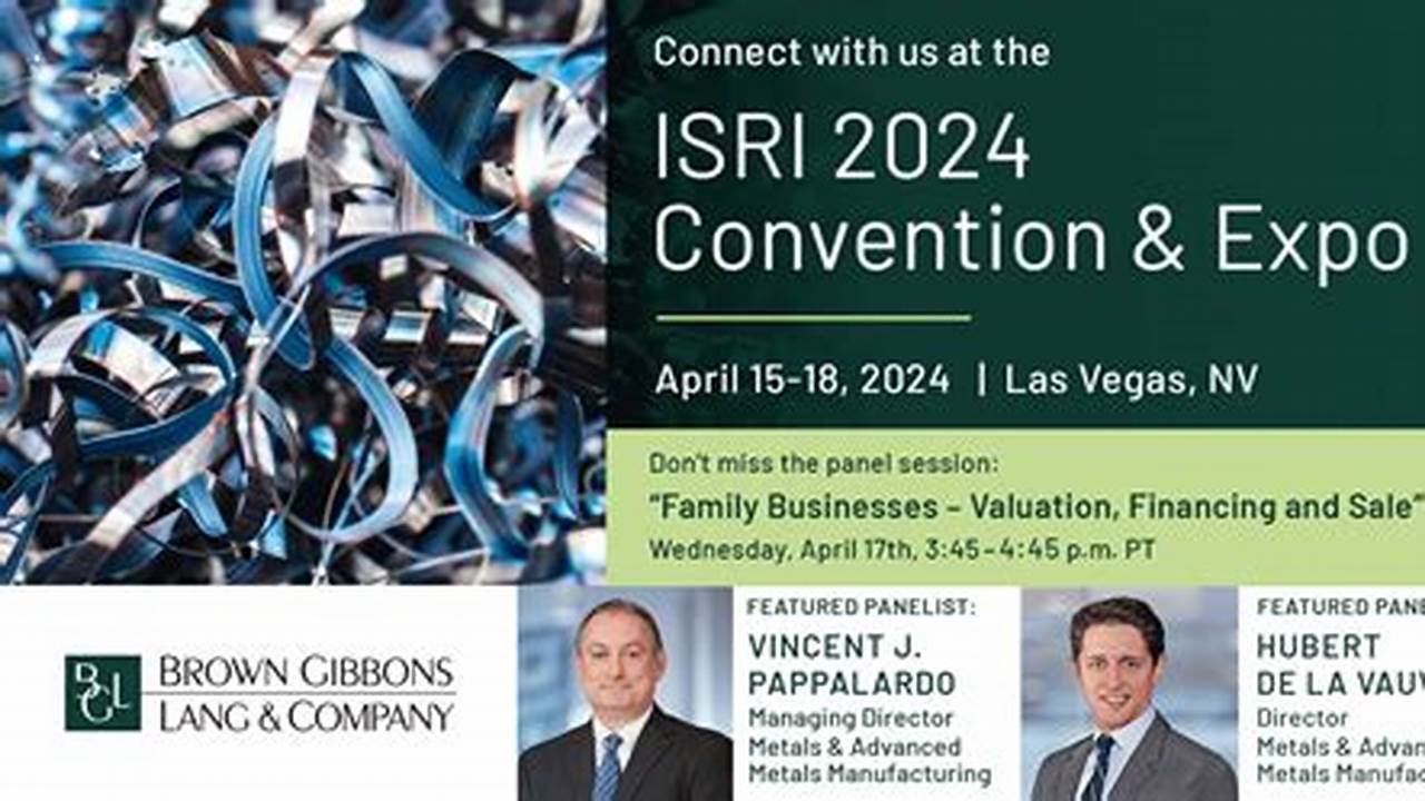 Isri 2024 Convention &Amp; Exposition