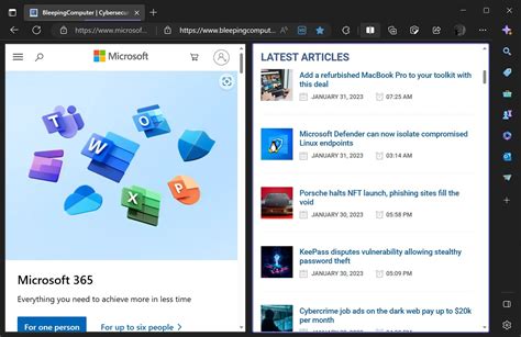 It&rsquo;s reminiscent of Microsoft Edge&rsquo;s Split Screen feature