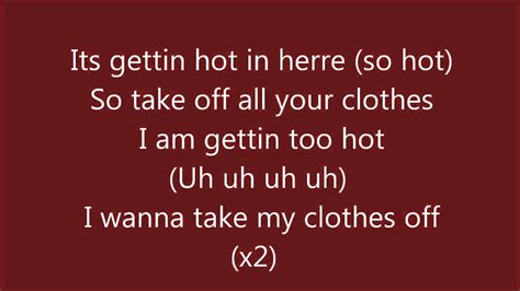 It's Getting Hot In Here Lyrics verse2