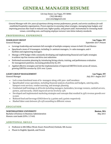 It Manager Resume Sample