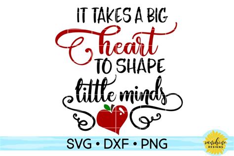 Download It Takes a Big Heart to Shape... SVG File - SVG Design Commercial Use DXF Files