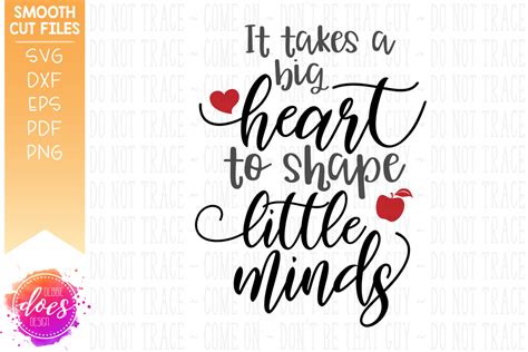 Download It Takes a Big Heart to Shape... SVG File - SVG Design Commercial Use For Crafts