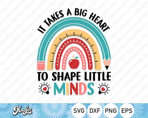 Download It Takes a Big Heart to Shape... SVG File - SVG Design Cricut SVG DXF Files