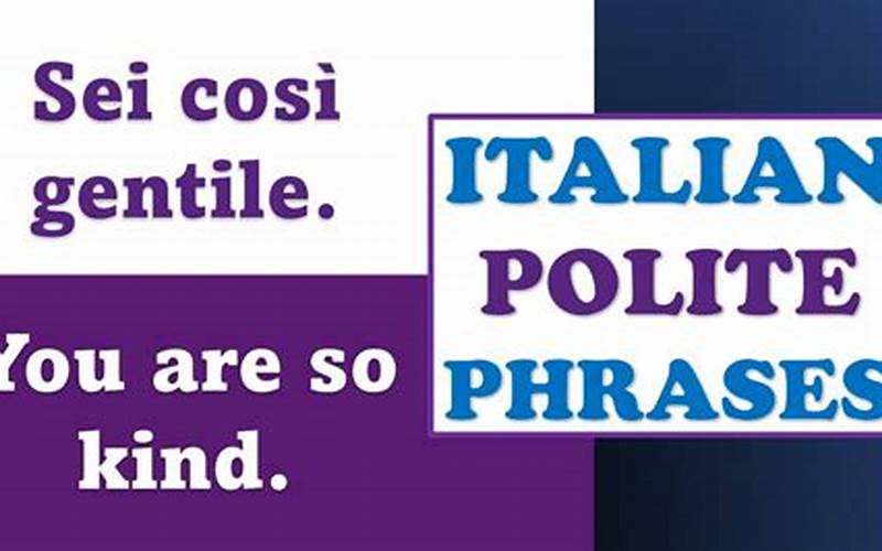 Italian Polite