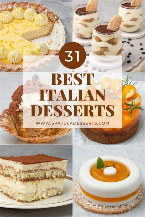 Italian Desserts selection