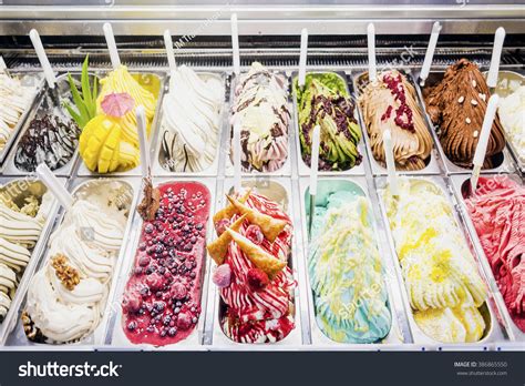 Italian Gelato Display