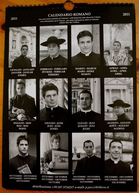 Italian Priest Calendar
