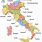 Italy Districts Map