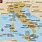 Italy Sea Map