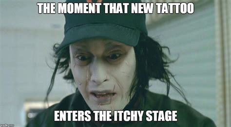 Itchy Tattoo Meme