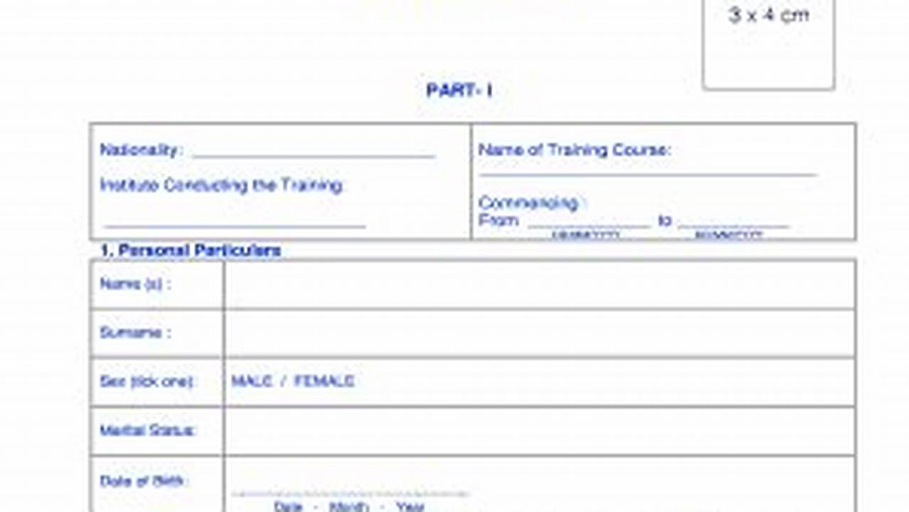 Itec 2024 Courses Application Form Pdf Download