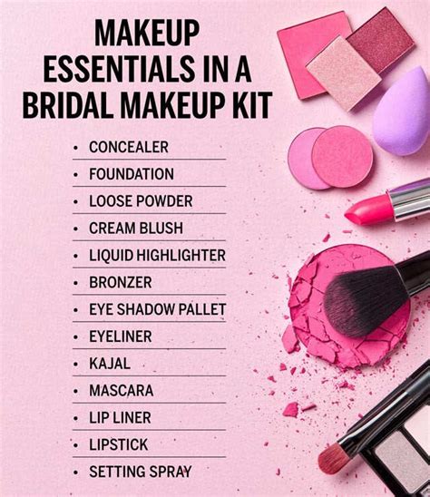 Items For Bridal Makeup
