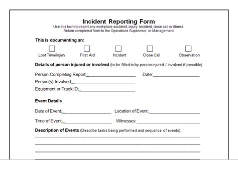 Itil Incident Report Form Template (3) - TEMPLATES EXAMPLE | TEMPLATES