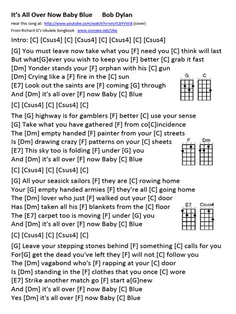 Unveiling the Meaning Behind 'It's All Over Now, Baby Blue'