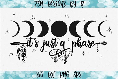 Download Its Just a Phase Moon Phase Graphic Files DXF Files