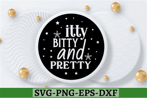 Download Itty Bitty Pretty SVG File - SVG Design Silhouette Free PSD Mockups
