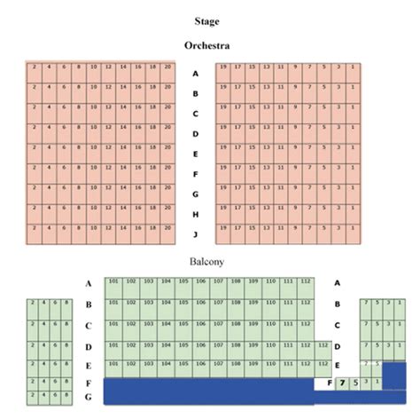 Ivoryton Playhouse Seating Chart