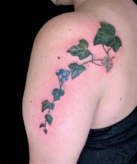 Ivy Tattoo Designs And MeaningsIvy Flower Tattoos And