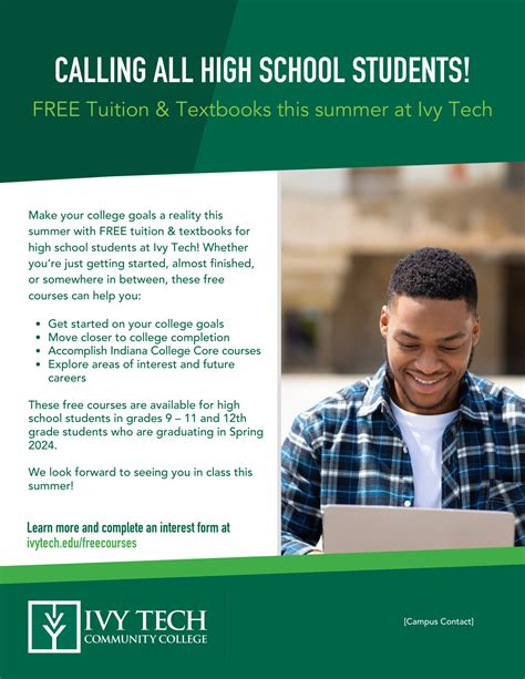 Ivy Tech Free Summer Classes 2024