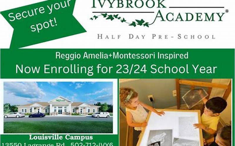 Ivybrook Academy Preschool Tuition Cost