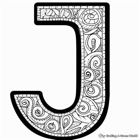 J Coloring Pages
