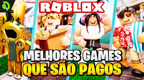 JOGANDO JOGOS PAGOS NO ROBLOX!!! - YouTube