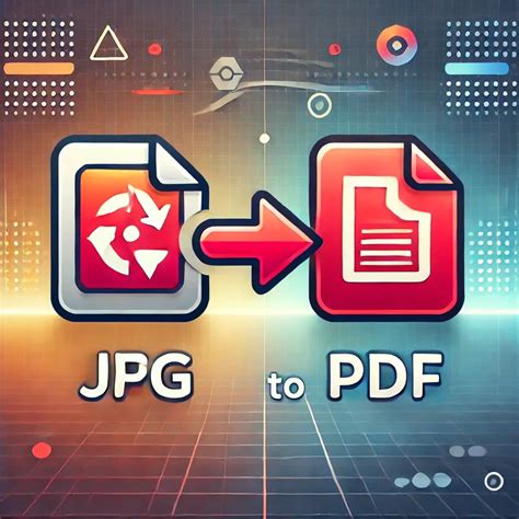JPEG to PDF conversion process