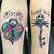 Jack And Sally Couple Tattoos