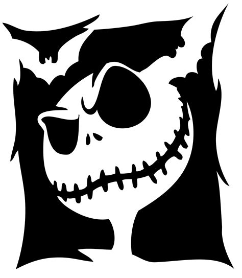 Jack Skellington Stencil Free Printable