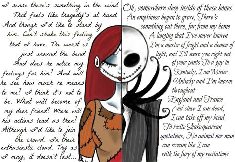 We can live like jack and sally if we want.....