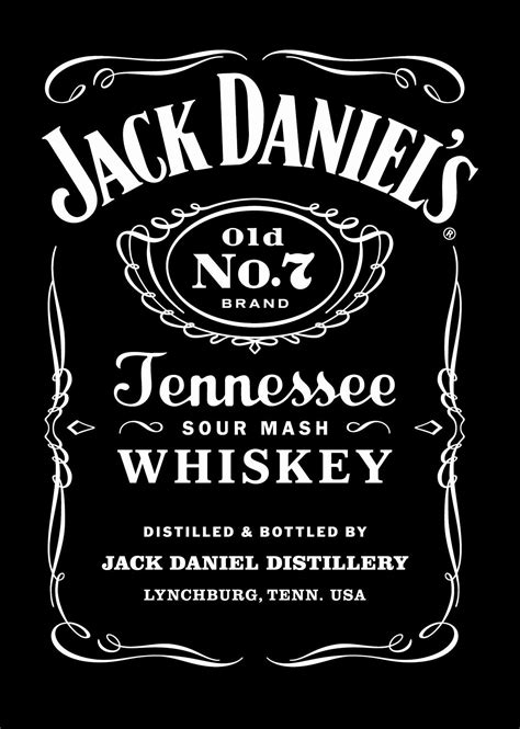 Jack Daniels Printable Label