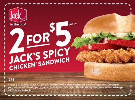 Indulge Your Cravings and Save Big with Irresistible Jack In The Box Coupons!