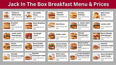 Indulge in the Tempting and Delectable Jack In The Box Menu 2022: A Culinary Delight Like No Other!