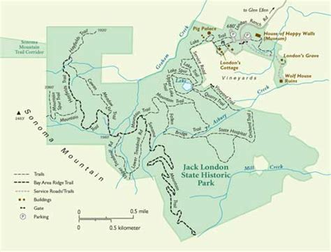 Jack London State Park to North Sonoma Mountain Regional Park Bay