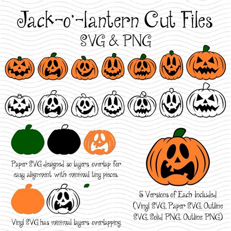 Shine Bright with Jack-o-Lantern SVGs: Spooktacular Designs for Festive Fun!
