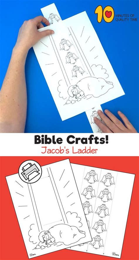 Jacob S Ladder Craft Printable