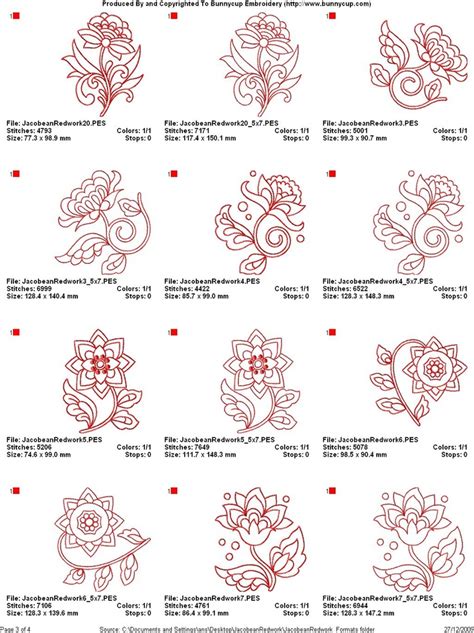 Jacobean Embroidery Patterns