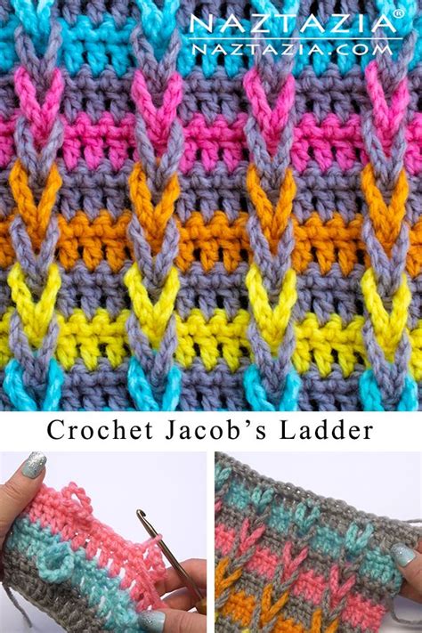Jacobs Ladder Crochet Blanket Pattern Free