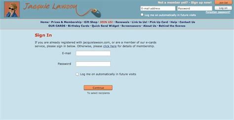 How To Login In Jacquie Lawson Ecards Account