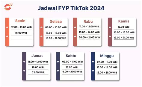 Jadwal update konten blog