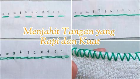 Jahitan Rapi dan Kuat