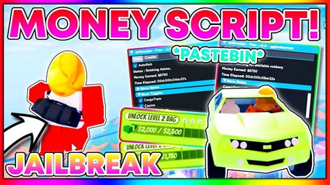 Jailbreak Script: Auto Money, Auto Rob Hack Download 2023