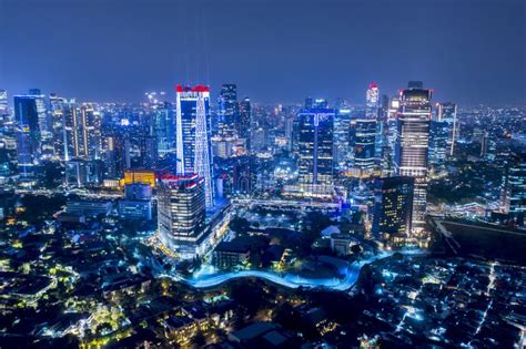 Jakarta night view