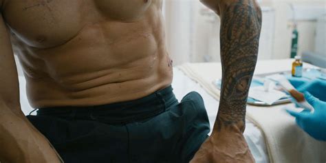 Jake Gyllenhaal Equal Sign Tattoo