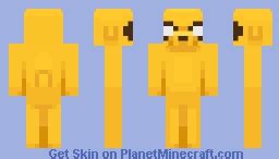 Unleash Adventure with Jake The Dog Minecraft Skin - A Tail-Waggingly Good Experience!